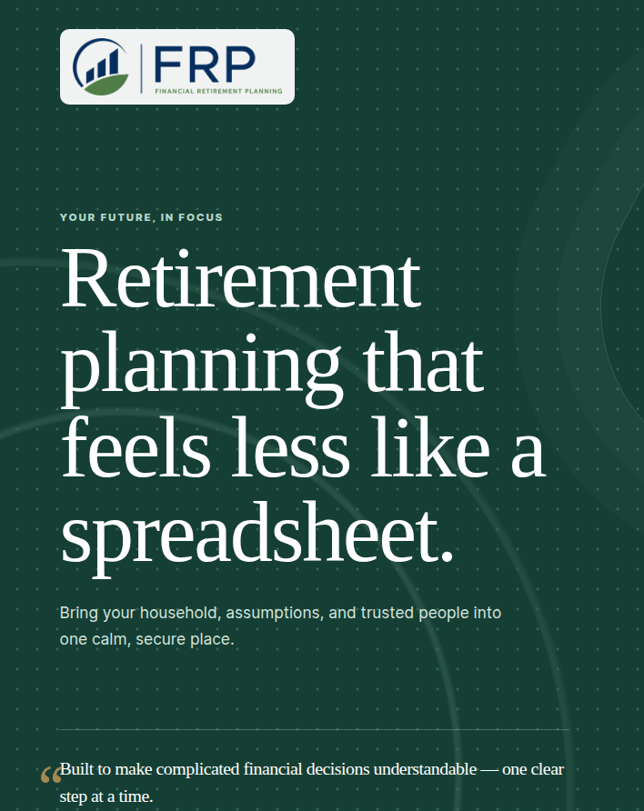 Financial Retirement Planner — household planning application